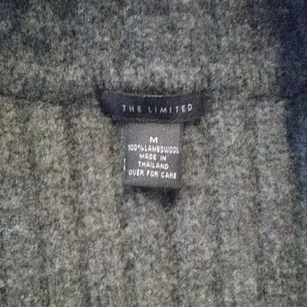 100% lambswool heavy weight cardigan - Picture 2 of 2